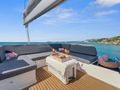 IARA Fountaine Pajot Saba 50 - flybridge seating IARA Fountaine Pajot Saba 50 - flybridge seating