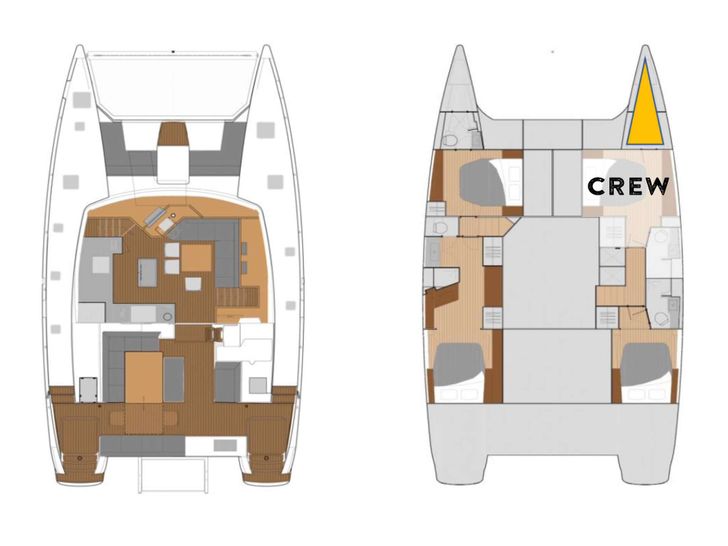 IARA Fountaine Pajot Saba 50 - layout IARA Fountaine Pajot Saba 50 - layout