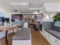 IARA Fountaine Pajot Saba 50 - aft deck alfresco dining area IARA Fountaine Pajot Saba 50 - aft deck alfresco dining area