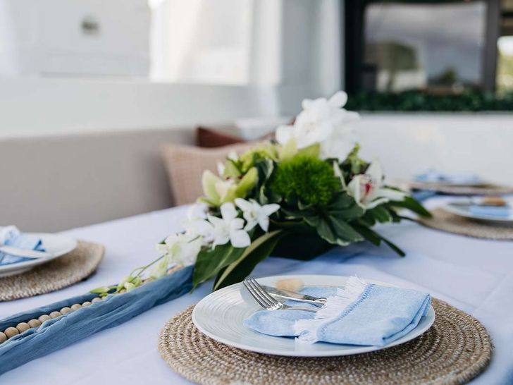 STARRY NIGHT Lagoon 46 - indoor dining STARRY NIGHT Lagoon 46 - indoor dining