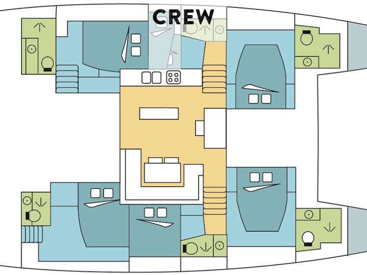 ELATION Lagoon 52 - layout ELATION Lagoon 52 - layout