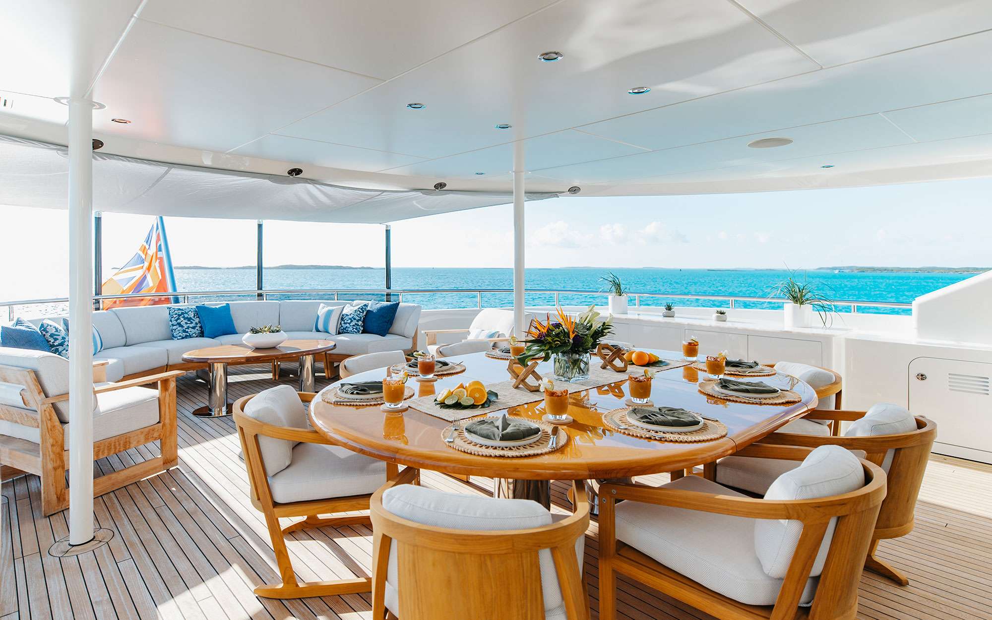 Charter Yacht ODYSSEA - Heesen 47m Steel - 6 Cabins - Nassau - Exumas - Bahamas