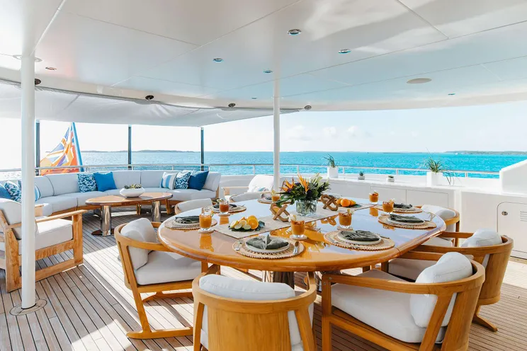 Charter Yacht ODYSSEA - Heesen 47m Steel - 6 Cabins - Nassau - Exumas - Bahamas