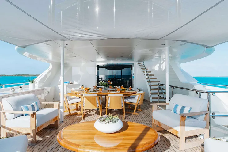 Charter Yacht ODYSSEA - Heesen 47m Steel - 6 Cabins - Nassau - Exumas - Bahamas