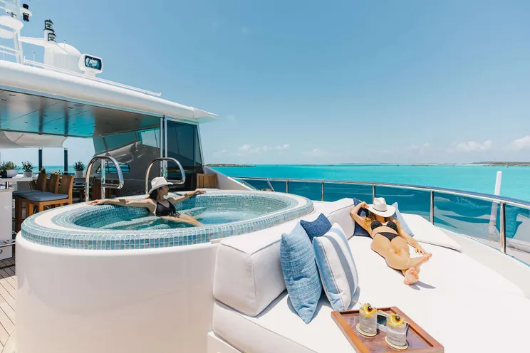 Charter Yacht ODYSSEA - Heesen 47m Steel - 6 Cabins - Nassau - Exumas - Bahamas