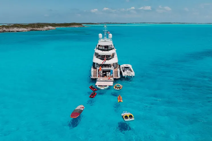 Charter Yacht ODYSSEA - Heesen 47m Steel - 6 Cabins - Nassau - Exumas - Bahamas
