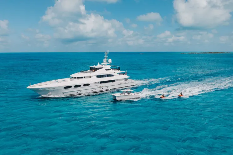 Charter Yacht ODYSSEA - Heesen 47m Steel - 6 Cabins - Nassau - Exumas - Bahamas