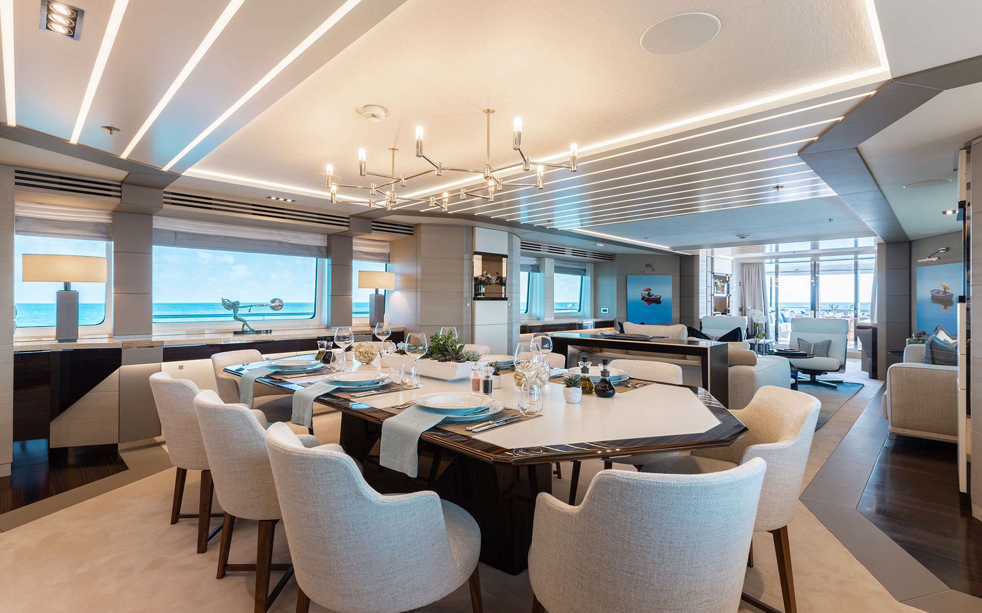 Charter Yacht ODYSSEA - Heesen 47m Steel - 6 Cabins - Nassau - Exumas - Bahamas