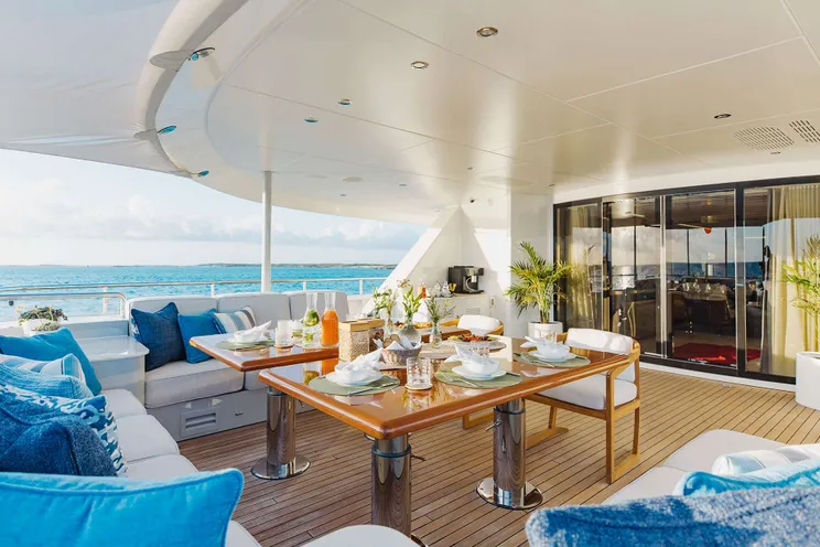 Charter Yacht ODYSSEA - Heesen 47m Steel - 6 Cabins - Nassau - Exumas - Bahamas