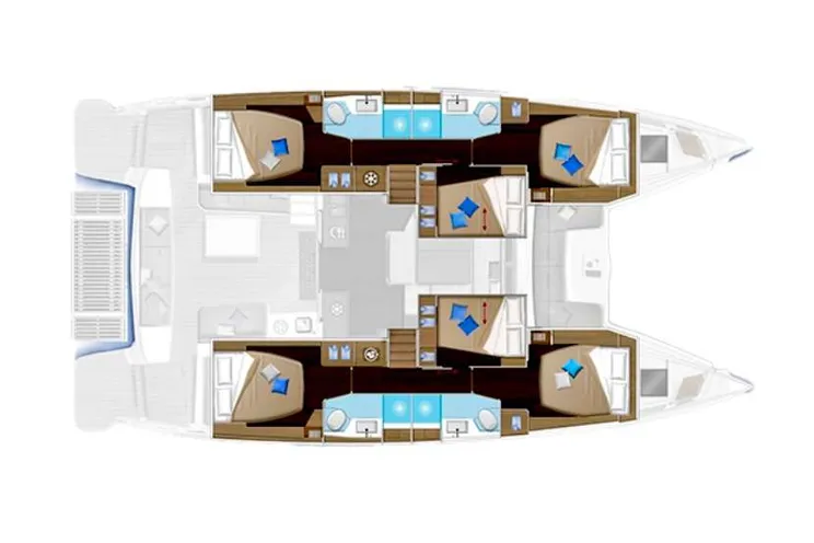 Layout for ELDAMAR Winter Lagoon 51 - layout
