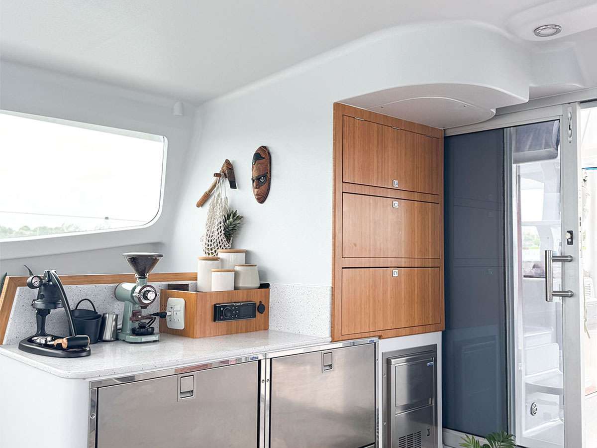 AWATEA Custom Catamaran 63ft - kitchen equipment