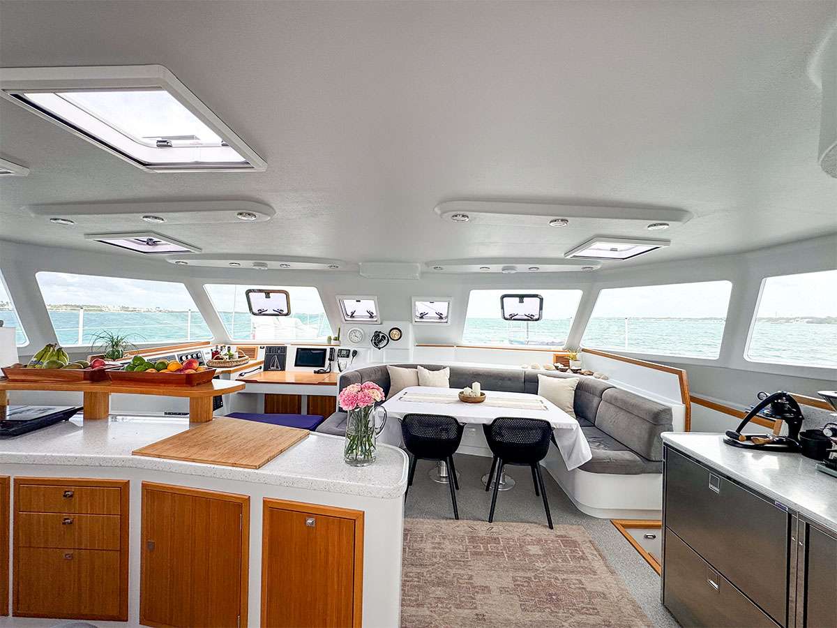 AWATEA Custom Catamaran 63ft - interior