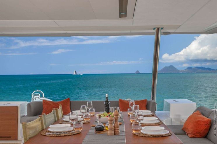 Charter Yacht OKINAWA - Fountaine Pajot Samana 59 - 5 Cabins - St Martin - St Barths - Leeward Islands - Caribbean