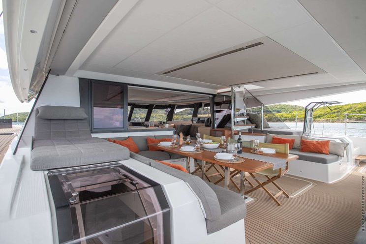 Charter Yacht OKINAWA - Fountaine Pajot Samana 59 - 5 Cabins - St Martin - St Barths - Leeward Islands - Caribbean