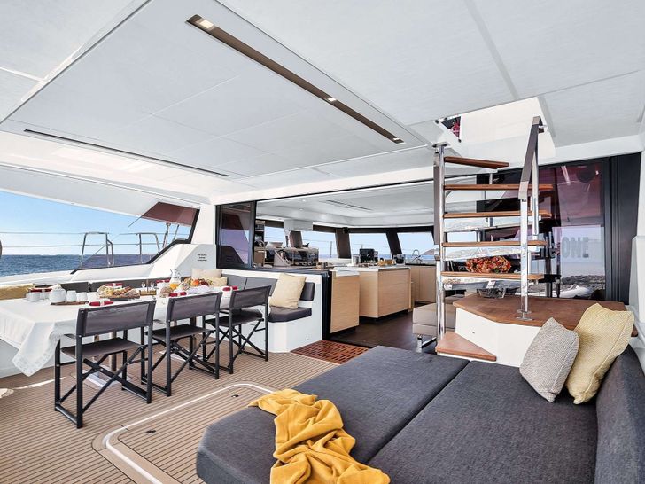 NEOW Fountaine Pajot Alegria 67 - aft deck NEOW Fountaine Pajot Alegria 67 - aft deck