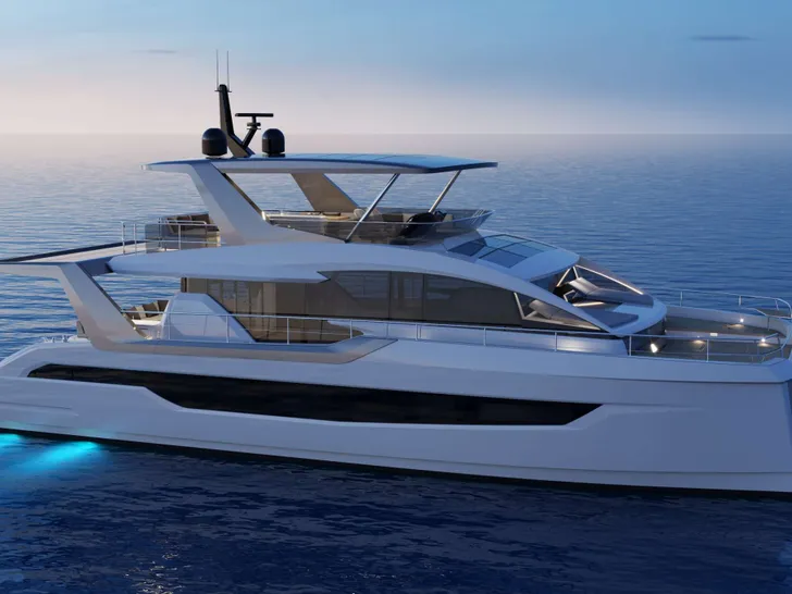 XQUISITE HYBRID Xquisite 60 Solar Power - Starboard Profile XQUISITE HYBRID Xquisite 60 Solar Power - Starboard Profile