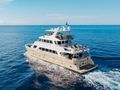 AURELIA President 87 - cruising aft view AURELIA President 87 - cruising aft view