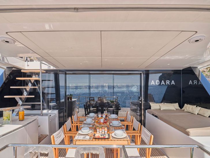 ADARA Sunreef 50 - main aft deck ADARA Sunreef 50 - main aft deck