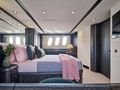 M FIVE Sunseeker 75 Yacht - master cabin bed M FIVE Sunseeker 75 Yacht - master cabin bed