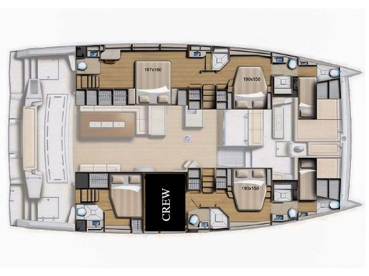 Yacht layout Yacht layout