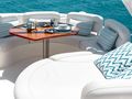 MANU Azimut 68 - sundeck dining area MANU Azimut 68 - sundeck dining area