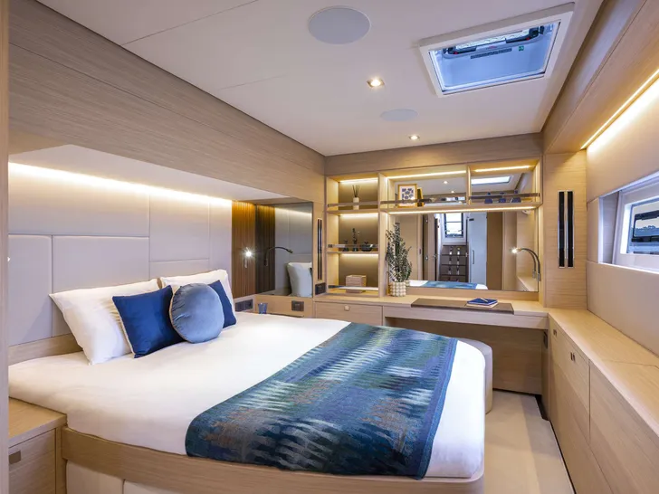 LADY M Lagoon 60 - master cabin LADY M Lagoon 60 - master cabin
