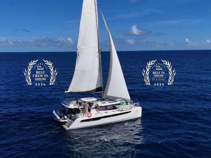 ONE LOVE - Leopard 50 - aerial view ONE LOVE - Leopard 50 - aerial view