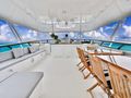 BIRDIE Broward 110 - flybridge seating and dining area BIRDIE Broward 110 - flybridge seating and dining area