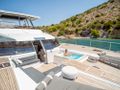 MAJESTY OF GREECE Fountaine Pajot Power 67 - foredeck with a jacuzzi MAJESTY OF GREECE Fountaine Pajot Power 67 - foredeck with a jacuzzi