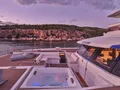MAJESTY OF GREECE Fountaine Pajot Power 67 - foredeck under the sunset MAJESTY OF GREECE Fountaine Pajot Power 67 - foredeck under the sunset