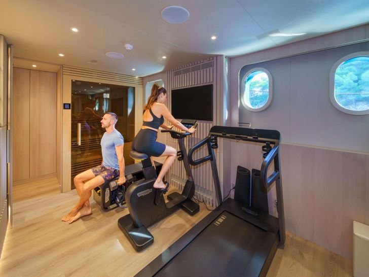 MAIA Custom Sailing Yacht 53m - gym MAIA Custom Sailing Yacht 53m - gym