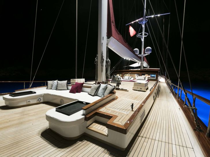 THAT'S AMORE Bodrum Shipyard 42m - upper deck lounge THAT'S AMORE Bodrum Shipyard 42m - upper deck lounge