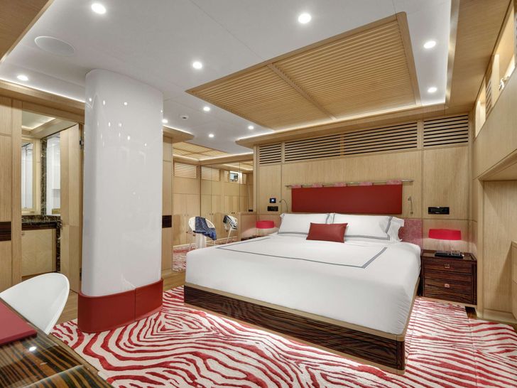 THAT'S AMORE Bodrum Shipyard 42m - master cabin THAT'S AMORE Bodrum Shipyard 42m - master cabin