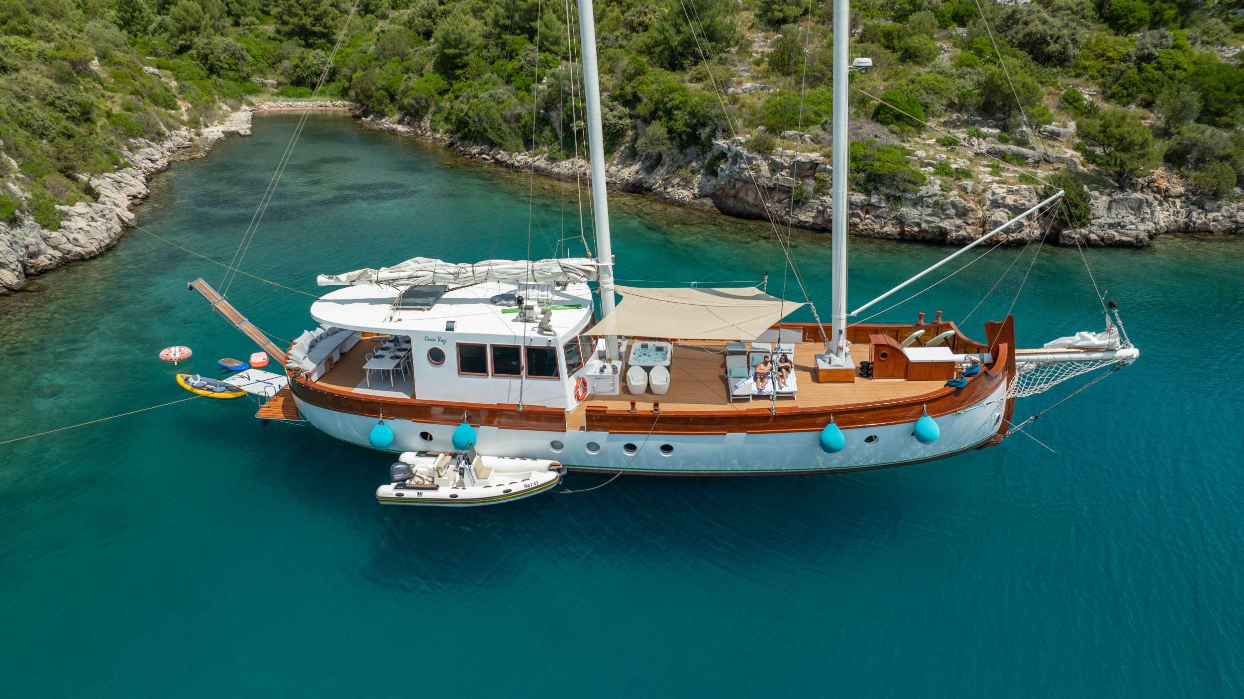 GREEN RAY - Custom 28m - 6 Cabins - Split - Dubrovnik - Hvar - Trogir - Croatia