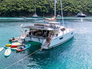 STAND BY ONE - Fountaine Pajot Saba 50 - 5 Cabins - St Thomas - Tortola - BVI STAND BY ONE - Fountaine Pajot Saba 50 - 5 Cabins - St Thomas - Tortola - BVI