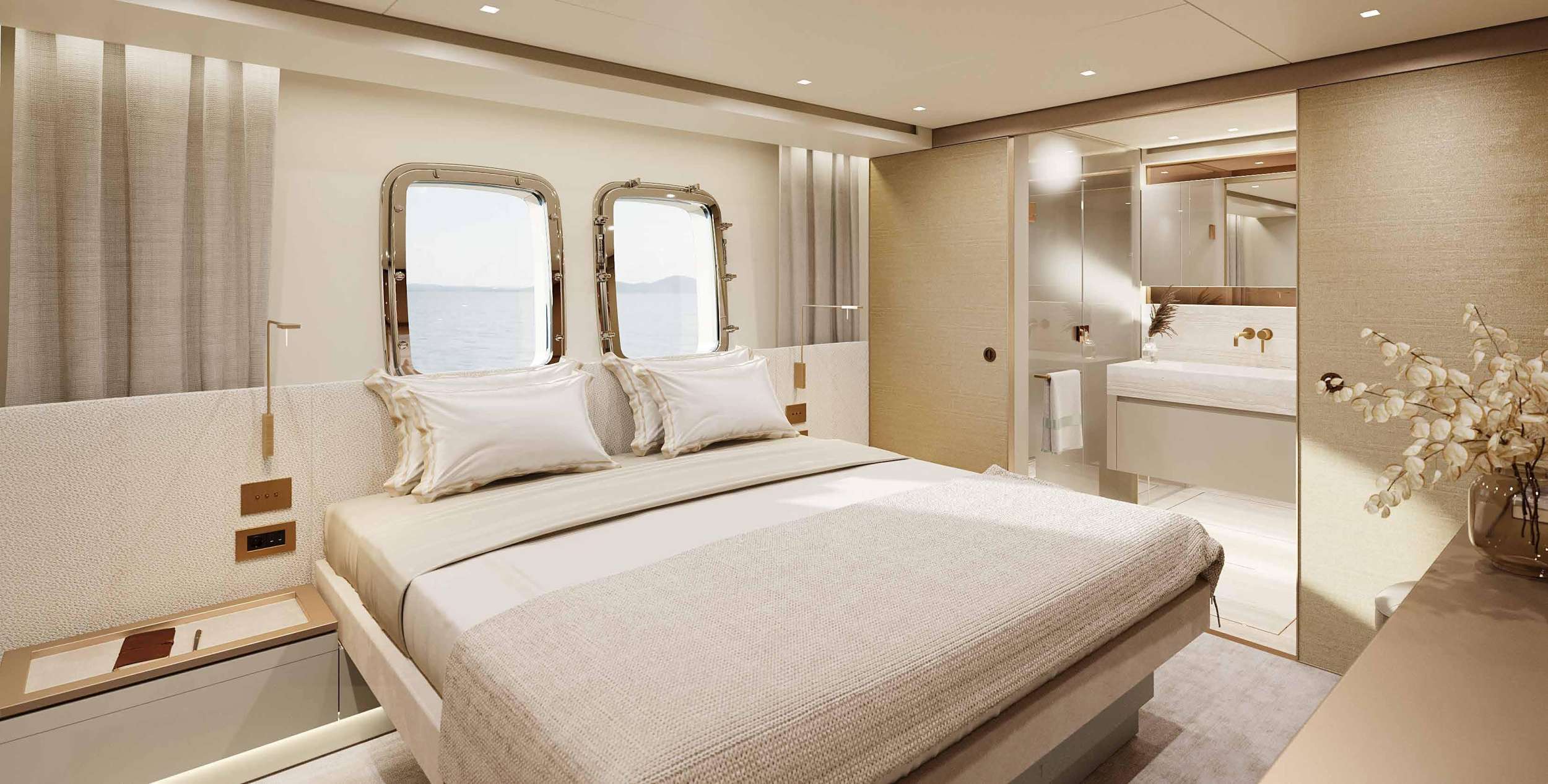 MARY Sanlorenzo SL106 - VIP cabin 1