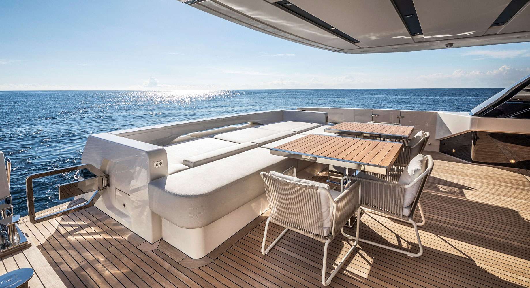MARY Sanlorenzo SL106 - aft deck