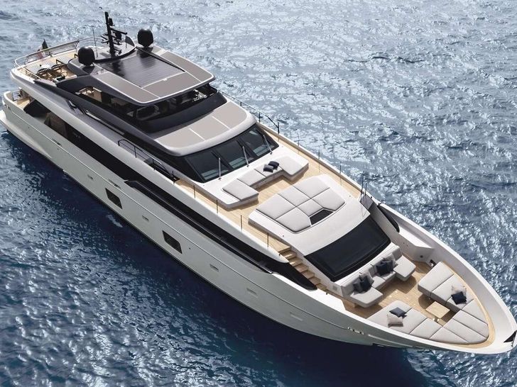 MARY Sanlorenzo SL106 - aerial shot MARY Sanlorenzo SL106 - aerial shot