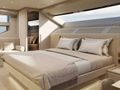MARY Sanlorenzo SL106 - master cabin bed MARY Sanlorenzo SL106 - master cabin bed