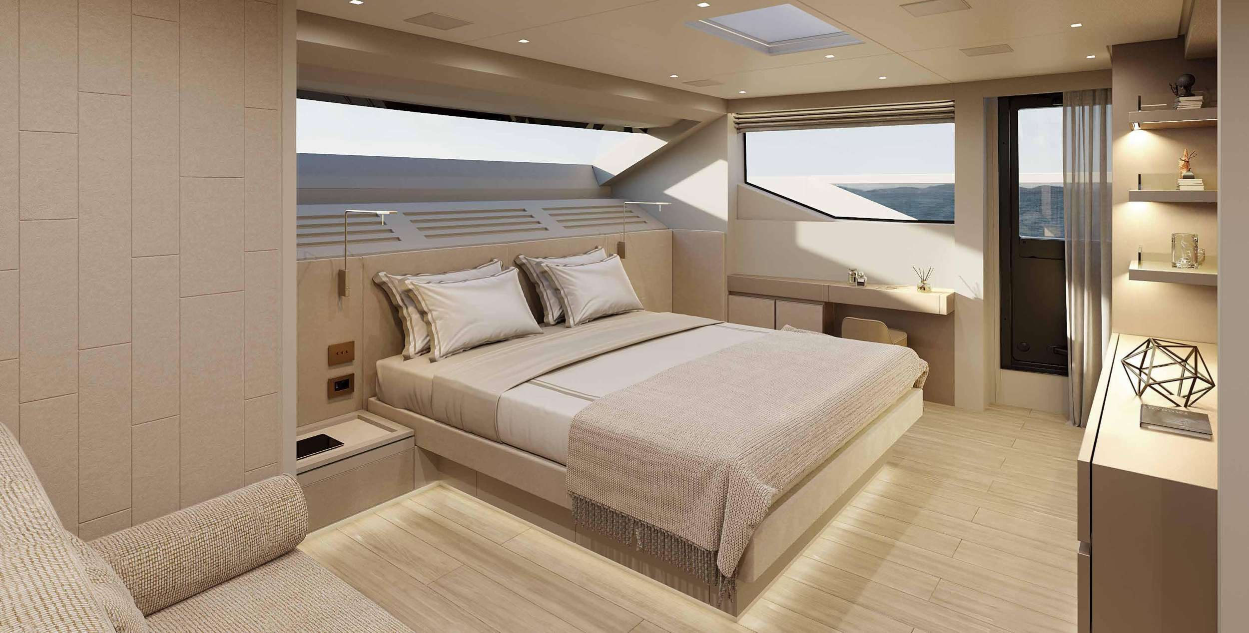 MARY Sanlorenzo SL106 - master cabin