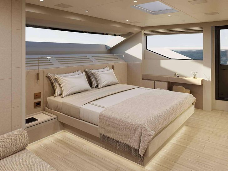 MARY Sanlorenzo SL106 - master cabin MARY Sanlorenzo SL106 - master cabin