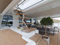 MASTERMIND Lagoon Sixty 7 - stairs to the flybridge MASTERMIND Lagoon Sixty 7 - stairs to the flybridge