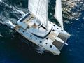 REMEDY Fountaine Pajot Ipanema 58 - cruising aerial shot REMEDY Fountaine Pajot Ipanema 58 - cruising aerial shot
