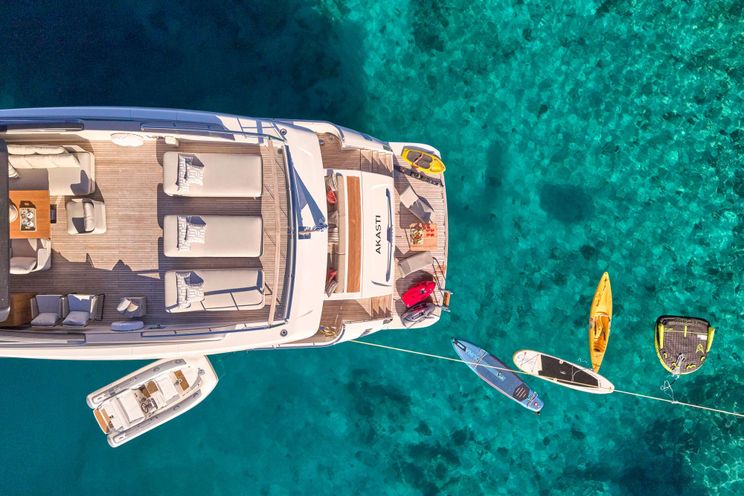 Charter Yacht AKASTI - Sanlorenzo SL86 - 4 Cabins - Athens - Mykonos - Paros - Cyclades - Greece