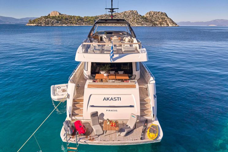 Charter Yacht AKASTI - Sanlorenzo SL86 - 4 Cabins - Athens - Mykonos - Paros - Cyclades - Greece