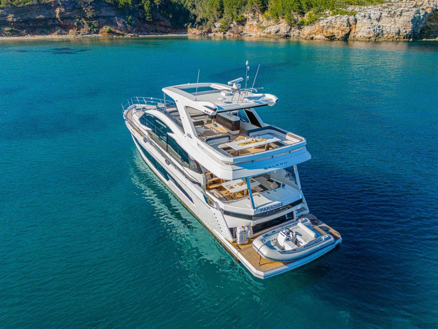Charter Yacht PARADISE - Galeon 680 Fly - 4 Cabins - Kotor - Tivat - Budva - Montenegro - Croatia