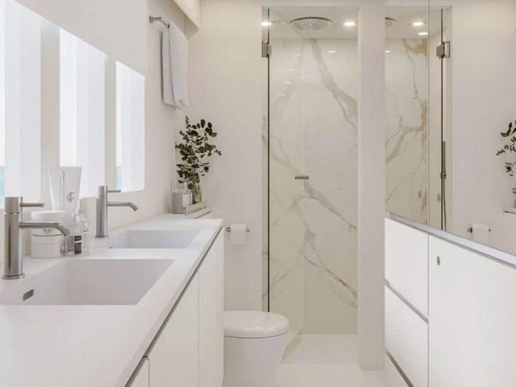 MyMaria Sunreef 60 - master cabin bathroom MyMaria Sunreef 60 - master cabin bathroom