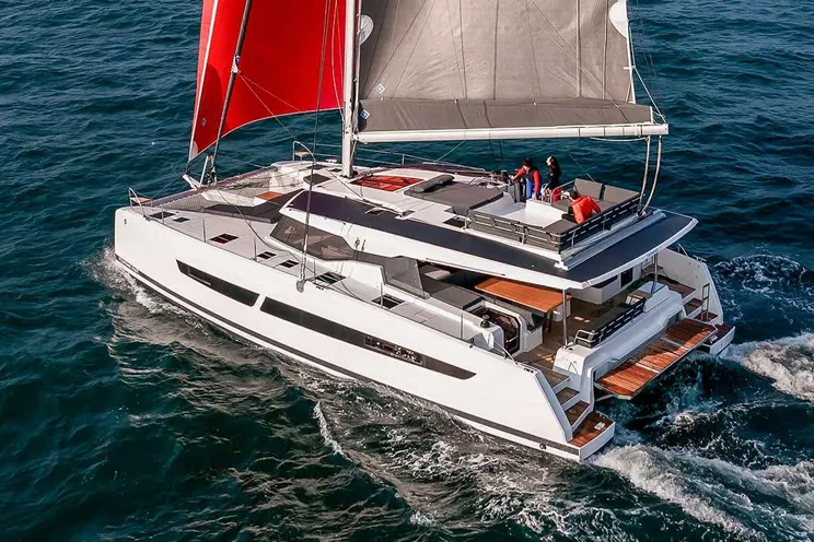 Charter Yacht KEBISIKS - Fountaine Pajot Aura 51 - 5 Cabins - Athens - Mykonos - Paros - Cyclades - Greece