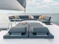 KEBISIKS Fountaine Pajot Aura 51 - flybridge seating and sun beds KEBISIKS Fountaine Pajot Aura 51 - flybridge seating and sun beds