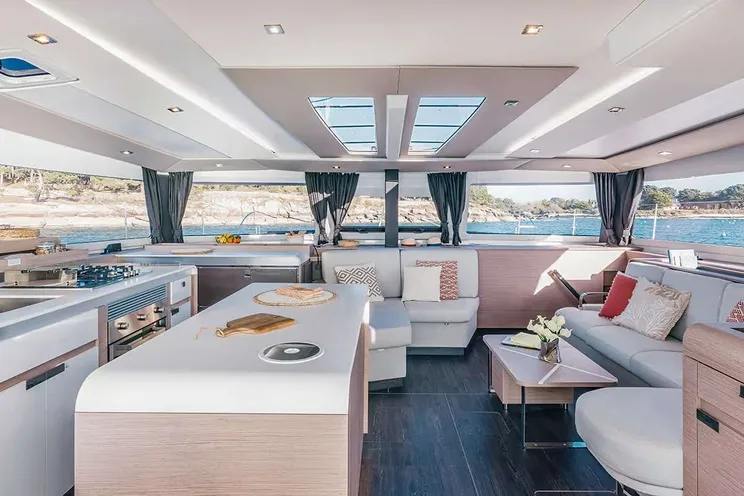 Charter Yacht KEBISIKS - Fountaine Pajot Aura 51 - 5 Cabins - Athens - Mykonos - Paros - Cyclades - Greece